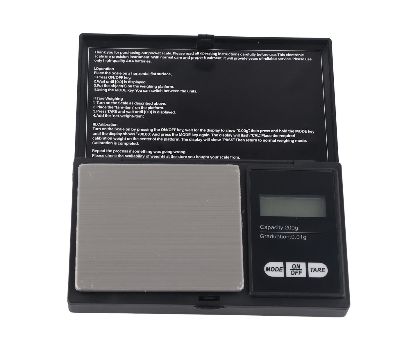200g X 0.01g Pocket Digital Scale Portable Gram Jewelry Gold Silver Coin Herb V1263-JX-1455