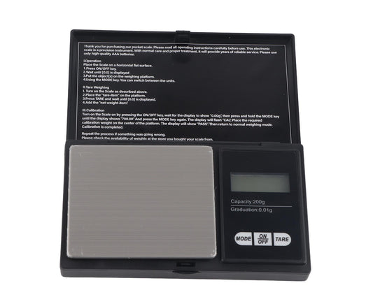 200g X 0.01g Pocket Digital Scale Portable Gram Jewelry Gold Silver Coin Herb V1263-JX-1455