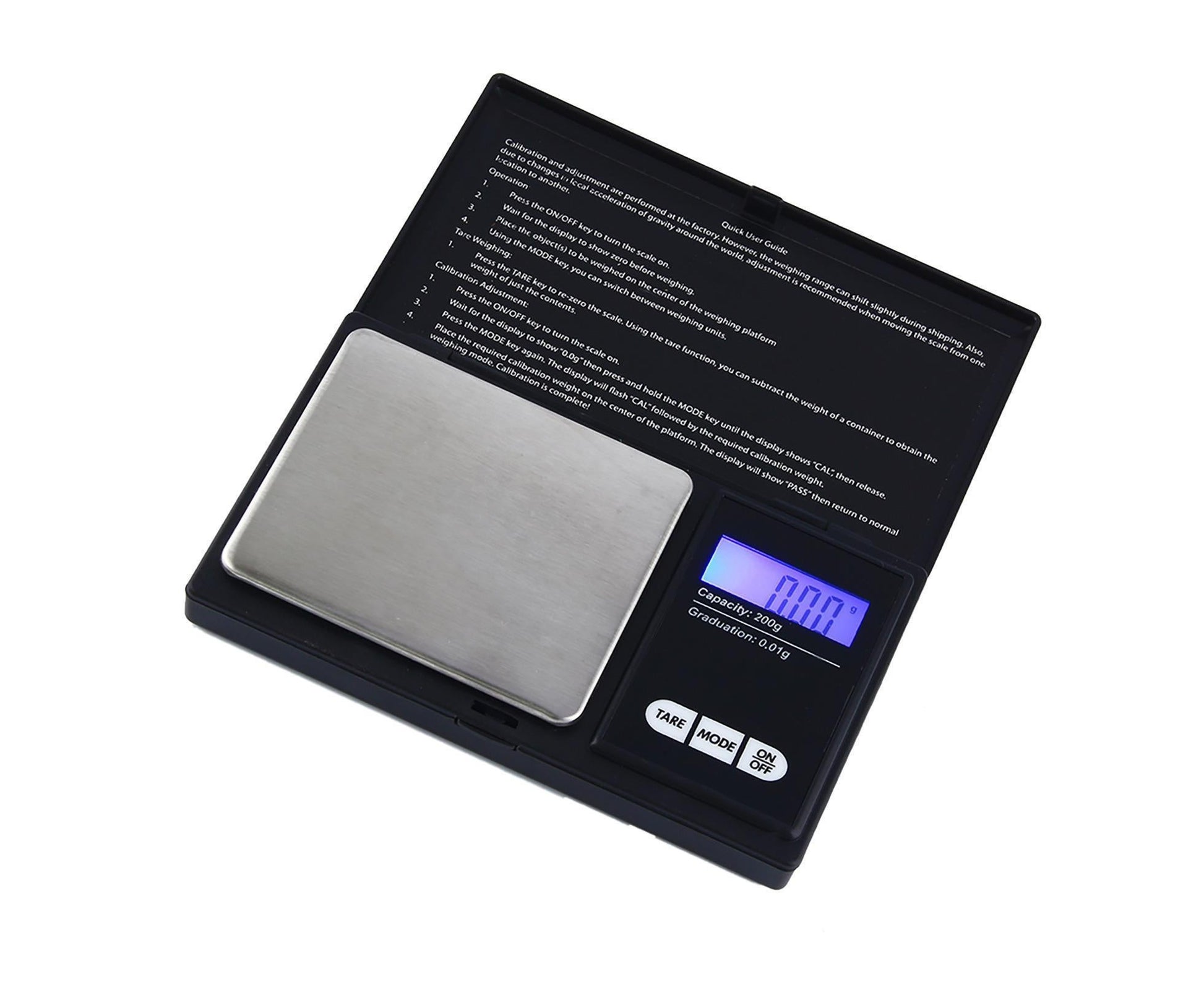 200g X 0.01g Pocket Digital Scale Portable Gram Jewelry Gold Silver Coin Herb V1263-JX-1455