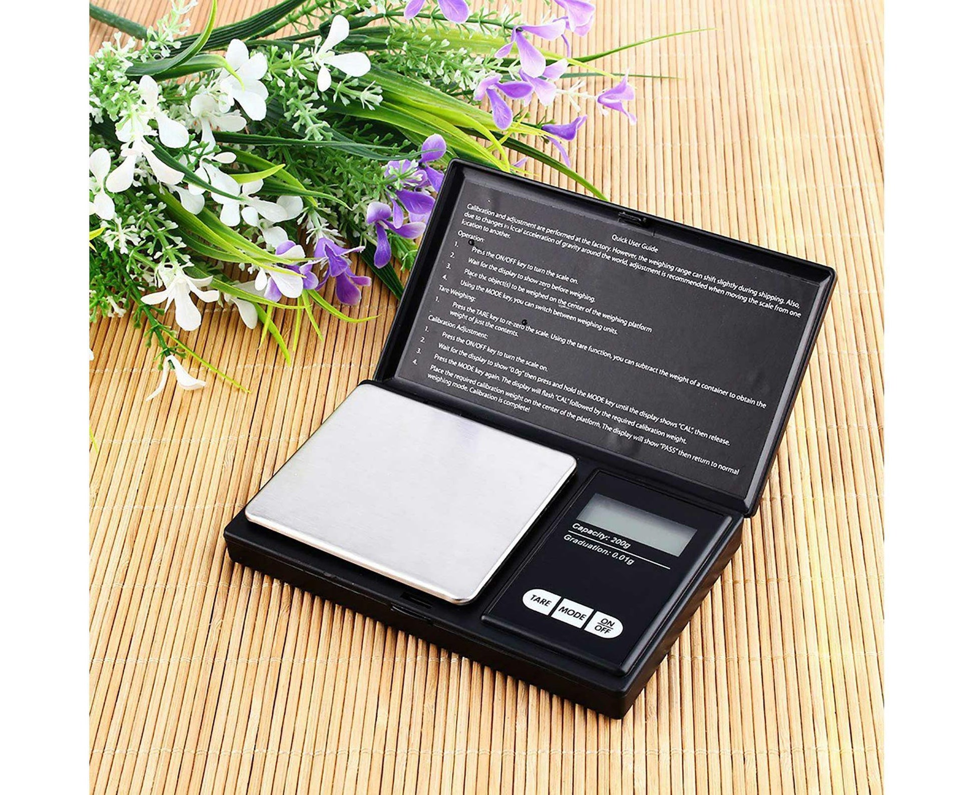 200g X 0.01g Pocket Digital Scale Portable Gram Jewelry Gold Silver Coin Herb V1263-JX-1455