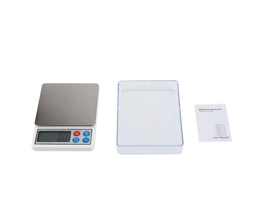 2KG/0.1g Portable Mini Digital Scales Electronic Balance High Precision for Measuring V1263-JX-1456