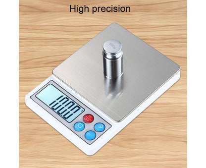 2KG/0.1g Portable Mini Digital Scales Electronic Balance High Precision for Measuring V1263-JX-1456