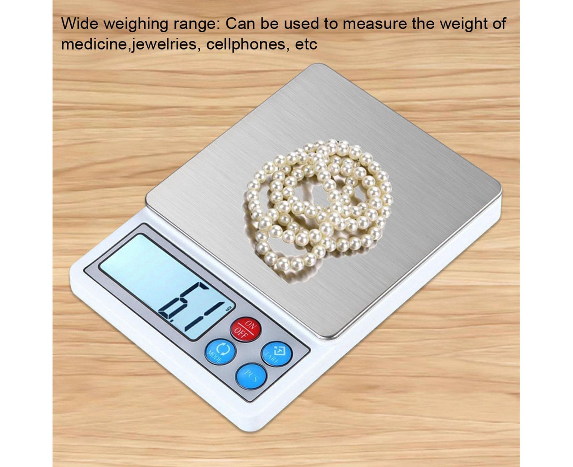 2KG/0.1g Portable Mini Digital Scales Electronic Balance High Precision for Measuring V1263-JX-1456