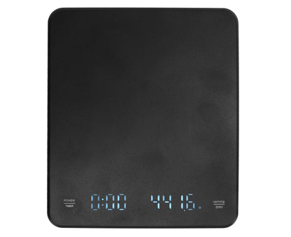 3kg/0.1g Digital Coffee Scale with Timer LED Invisible Screen Coffee Electronic Scale USB Charging Matte Black V1263-JX-1460