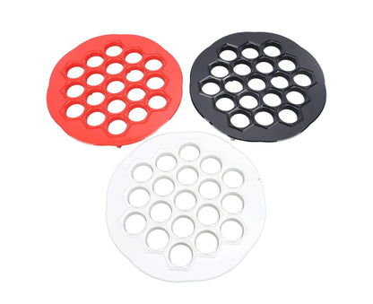 3pcs Russian Dumpling Maker Multifunctional 19 Holes Food Grade Easy Cleaning Ravioli Maker Mould for Kitchen V1263-JX-1463