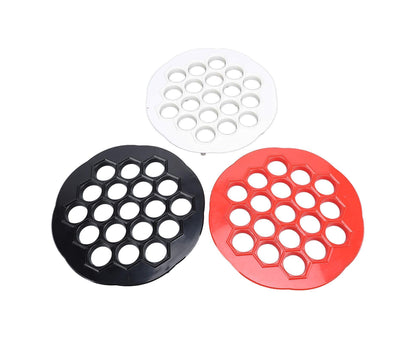 3pcs Russian Dumpling Maker Multifunctional 19 Holes Food Grade Easy Cleaning Ravioli Maker Mould for Kitchen V1263-JX-1463