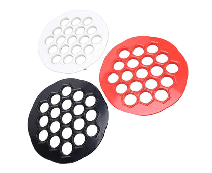 3pcs Russian Dumpling Maker Multifunctional 19 Holes Food Grade Easy Cleaning Ravioli Maker Mould for Kitchen V1263-JX-1463