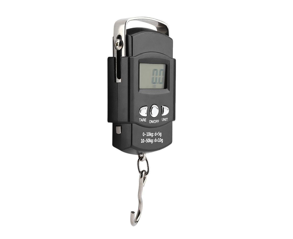 50KG/10G Portable Electronic LCD Digital Weight Scale with Tape Measure Hook V1263-JX-1466