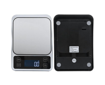 5kg/0.1g Multifunction Stainless Steel Digital Kitchen Scale Electronic Food Weight Scale for Cooking Baking V1263-JX-1467