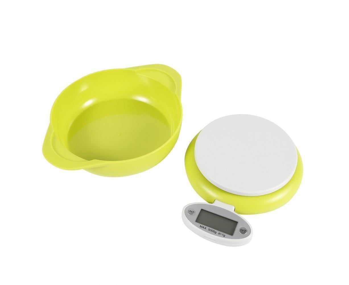 5Kg/1g LCD Display Electronic Digital Kitchen Food Scales Weighing With Bowl Home Kitchen Tool V1263-JX-1468