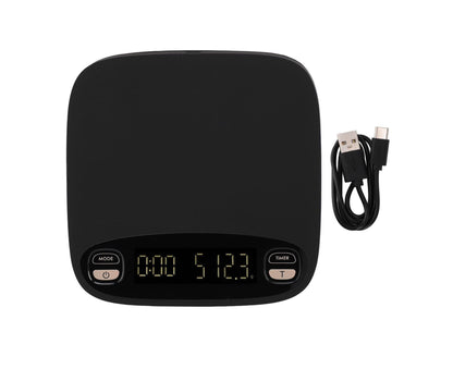Coffee Scale Highly Accurate Touch Invisible Screen Maximum Weighing Capacity 2kg 0.1g Graduation Value Unit V1263-JX-1472