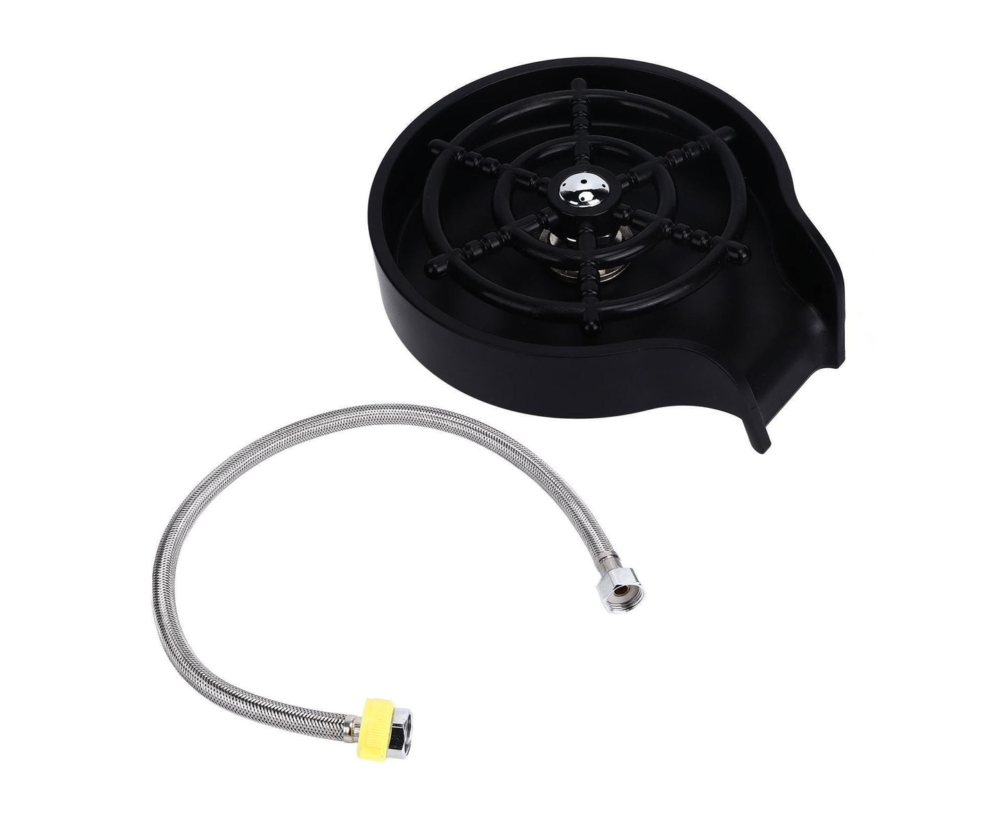 Cup Washer for Club Bar Home Kitchen G1/2 Interface Quick Cleaning Detachable Wash Basin Press Glass Rinser V1263-JX-1473
