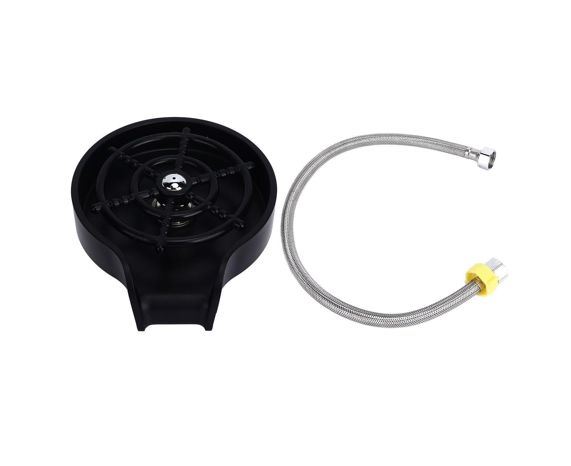 Cup Washer for Club Bar Home Kitchen G1/2 Interface Quick Cleaning Detachable Wash Basin Press Glass Rinser V1263-JX-1473
