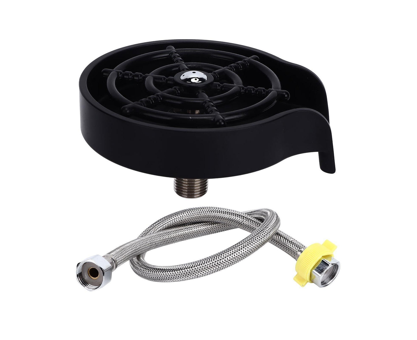 Cup Washer for Club Bar Home Kitchen G1/2 Interface Quick Cleaning Detachable Wash Basin Press Glass Rinser V1263-JX-1473