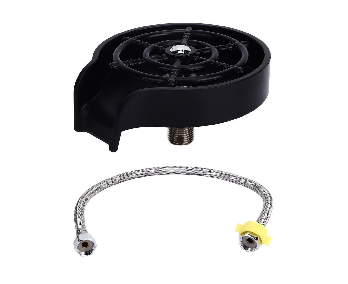 Cup Washer for Club Bar Home Kitchen G1/2 Interface Quick Cleaning Detachable Wash Basin Press Glass Rinser V1263-JX-1473
