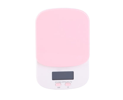 DIY Kitchen Electronic Scale 0.1g HighAccuracy Portable Mini Scale for Kitchen Home(Pink ) V1263-JX-1477