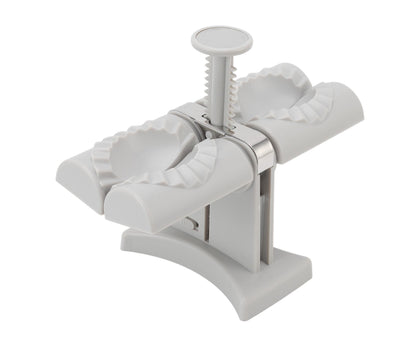 Dumpling Mold Machine Automatic ABS and Stainless Steel Double Head Dumpling Maker for Home Kitchen V1263-JX-1479