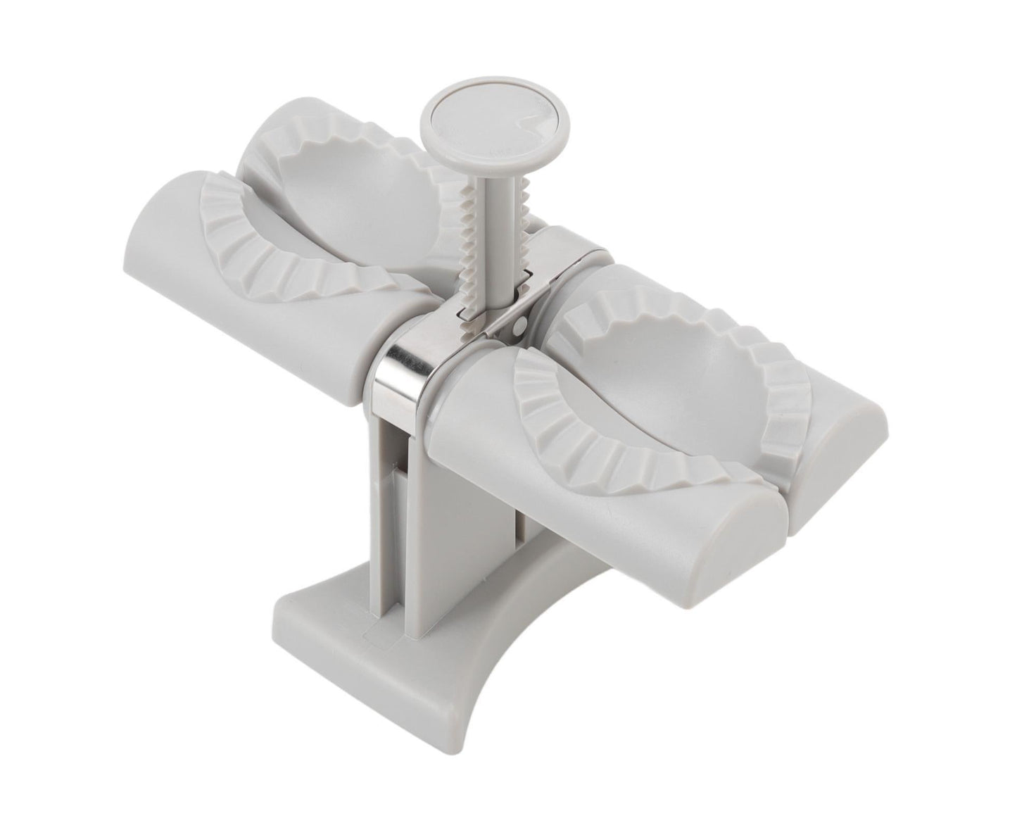 Dumpling Mold Machine Automatic ABS and Stainless Steel Double Head Dumpling Maker for Home Kitchen V1263-JX-1479