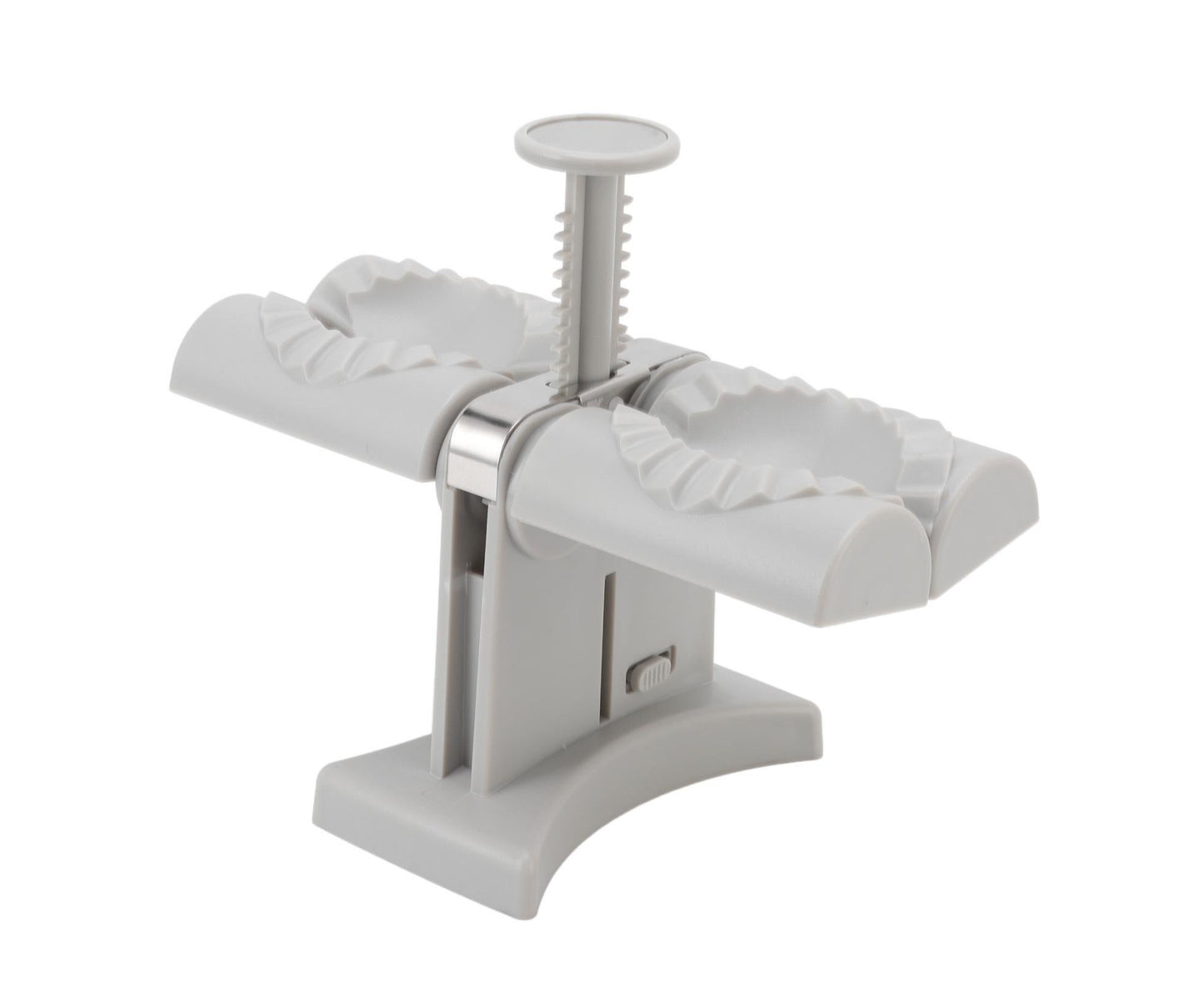Dumpling Mold Machine Automatic ABS and Stainless Steel Double Head Dumpling Maker for Home Kitchen V1263-JX-1479