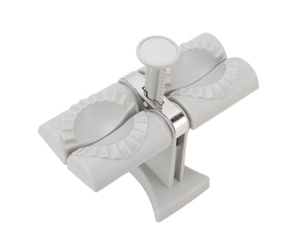 Dumpling Mold Machine Automatic ABS and Stainless Steel Double Head Dumpling Maker for Home Kitchen V1263-JX-1479