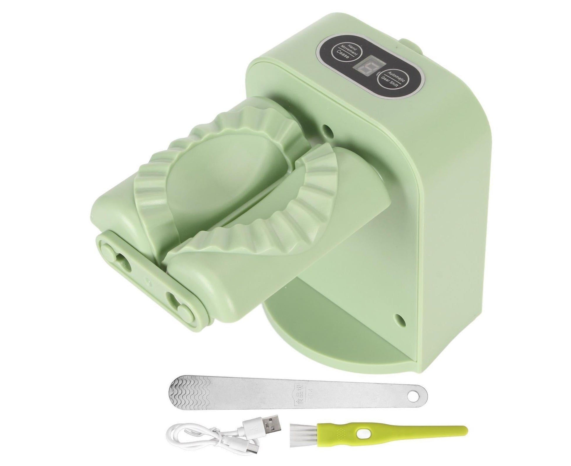 Electric Dumpling Maker Machine Automatic Easy Dumpling Machine with Spoon Brush Household Automatic Dumpling V1263-JX-1481