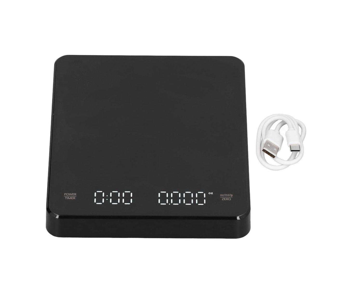 Electronic Coffee Scale Rechargeable High Temperature Resistance 3KG Kitchen Scale for Home V1263-JX-1482