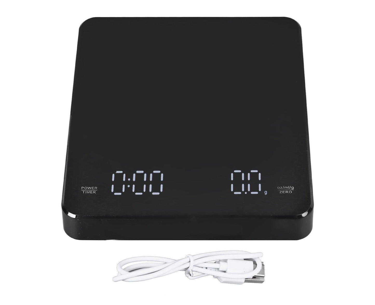 Electronic Digital Food Scale LED Multi Functional Timer Accurate Intelligent Coffee Scale for Daily Life V1263-JX-1483