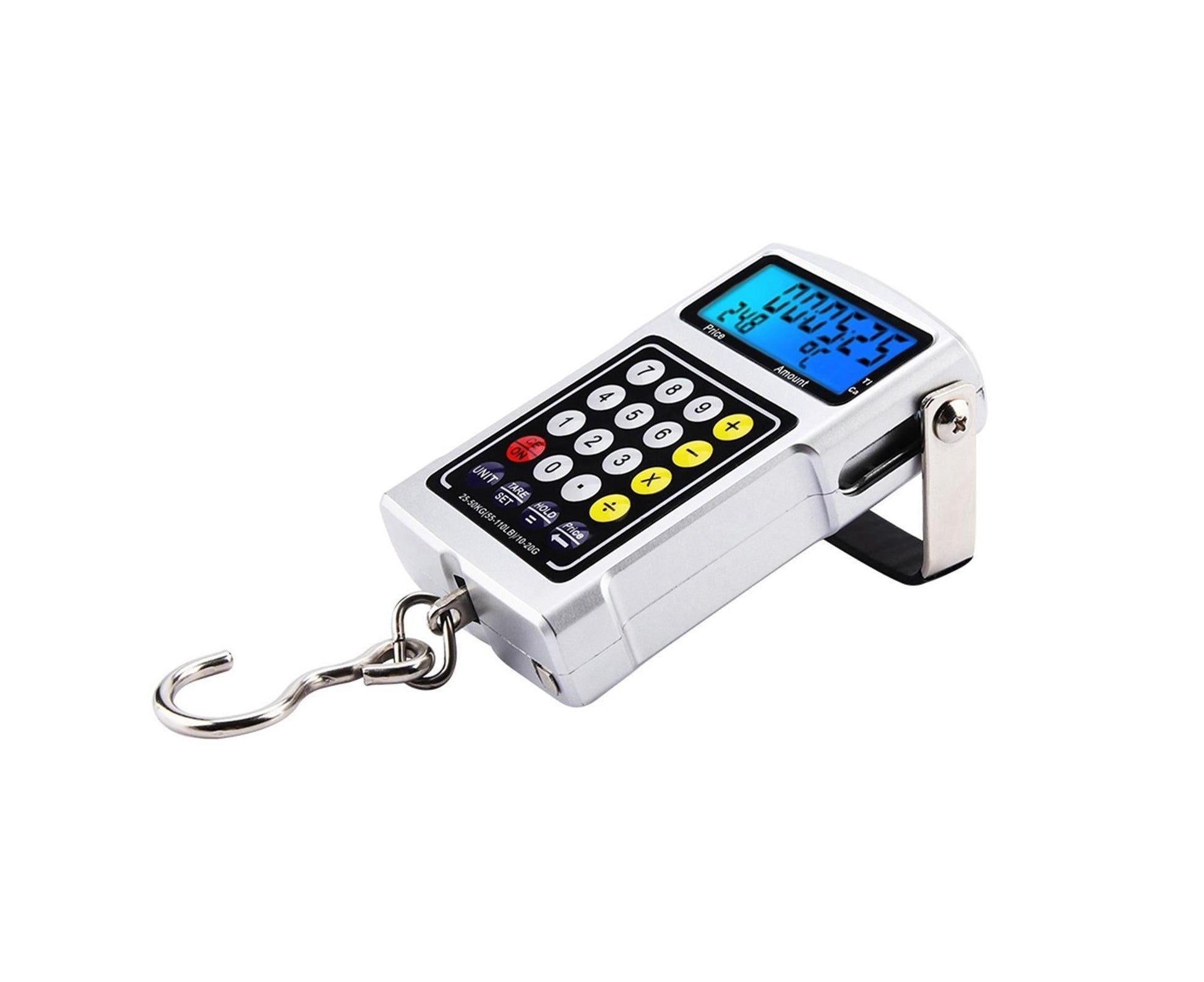 Electronic Fish Hook Scale 50Kg Luggage Weighing 7 in 1 Digital Hanging Scales V1263-JX-1485