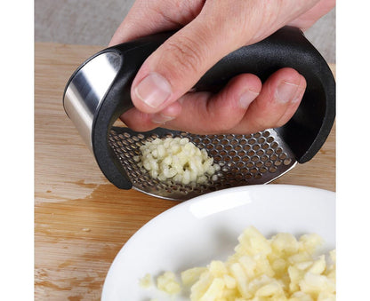 Garlic Grater Stainless Steel Manual Garlic Crusher Pressing Tool Household Kitchen Supplies V1263-JX-1487