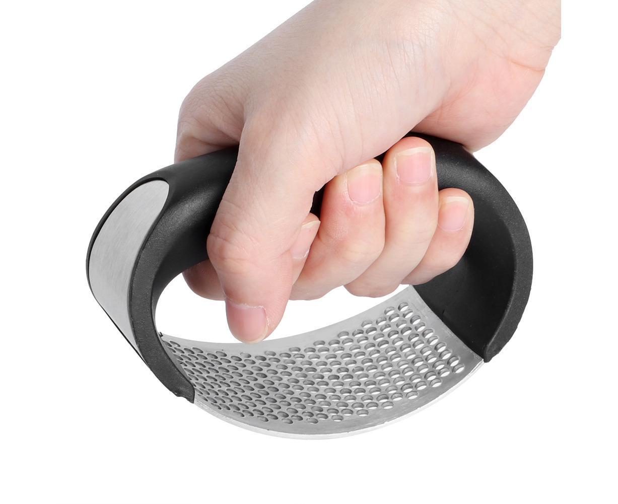 Garlic Grater Stainless Steel Manual Garlic Crusher Pressing Tool Household Kitchen Supplies V1263-JX-1487