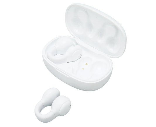 Wireless Earbuds Noise Reduction Bluetooth 5.3 Wireless Sports Earphones with Earhooks for Sports Work White V1263-JX-149