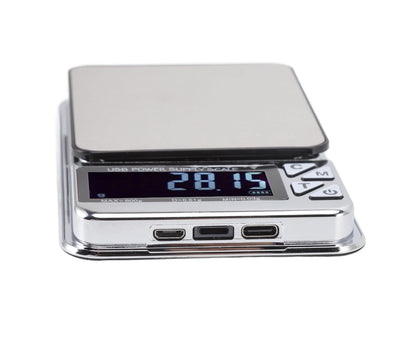 High Accuracy Digital Scale 600/0.01g LCD Display Waterproof USB Charging Electronic Scale for Kitchen Jewelry V1263-JX-1492