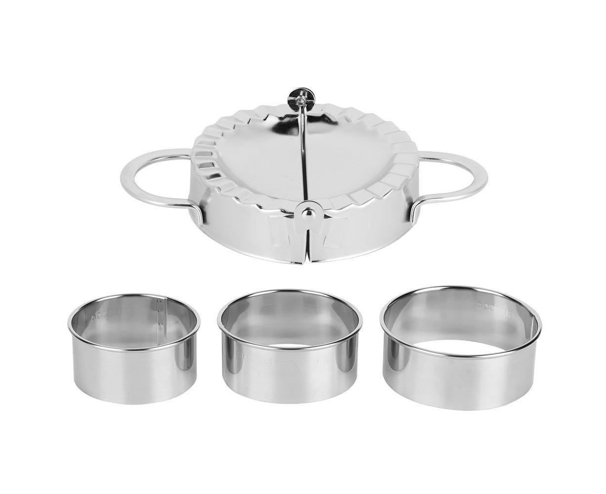 Household 304 Stainless Steel Manual Dumpling Dough Presser Maker Molds Kit Kitchen Utensils V1263-JX-1494