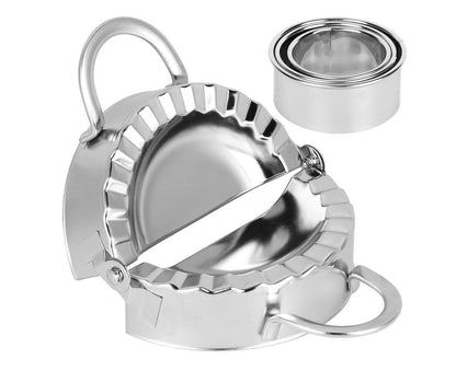 Household 304 Stainless Steel Manual Dumpling Dough Presser Maker Molds Kit Kitchen Utensils V1263-JX-1494
