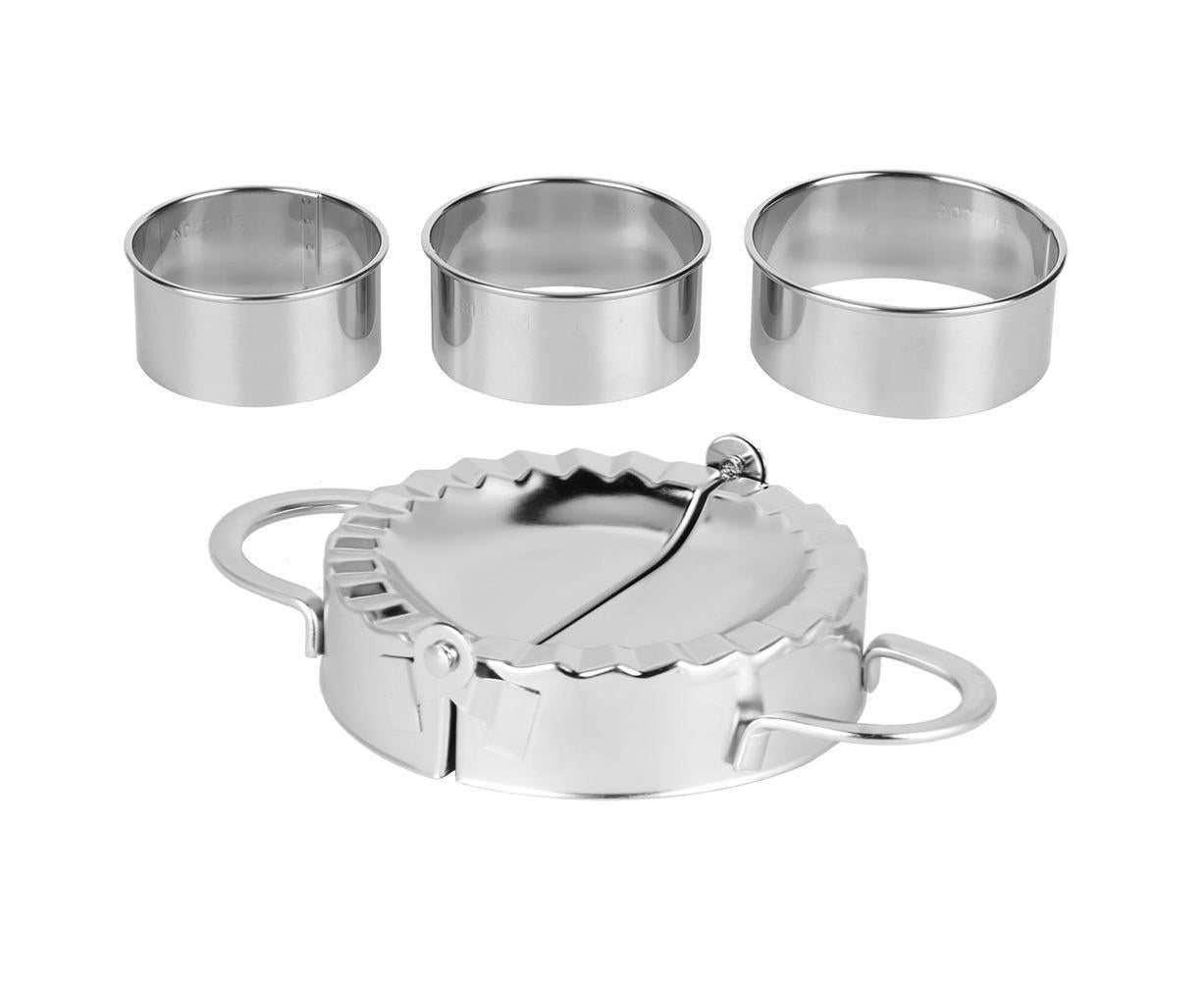 Household 304 Stainless Steel Manual Dumpling Dough Presser Maker Molds Kit Kitchen Utensils V1263-JX-1494