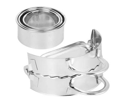Household 304 Stainless Steel Manual Dumpling Dough Presser Maker Molds Kit Kitchen Utensils V1263-JX-1494