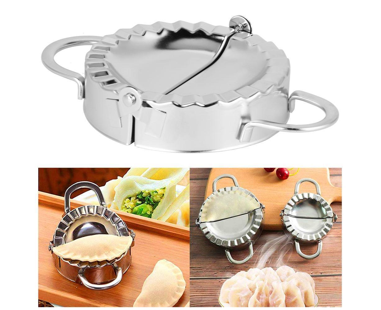 Household 304 Stainless Steel Manual Dumpling Dough Presser Maker Molds Kit Kitchen Utensils V1263-JX-1494