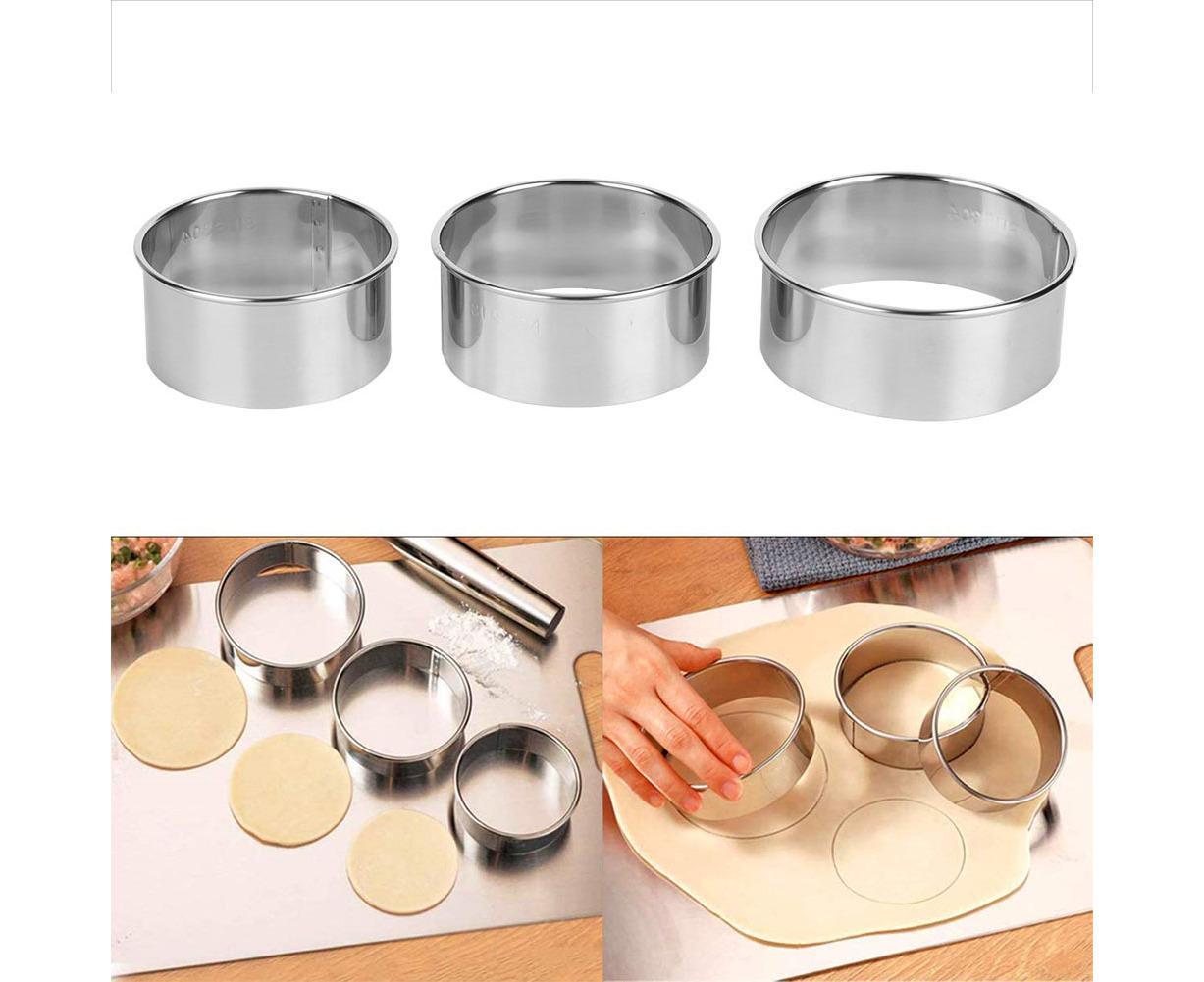 Household 304 Stainless Steel Manual Dumpling Dough Presser Maker Molds Kit Kitchen Utensils V1263-JX-1494
