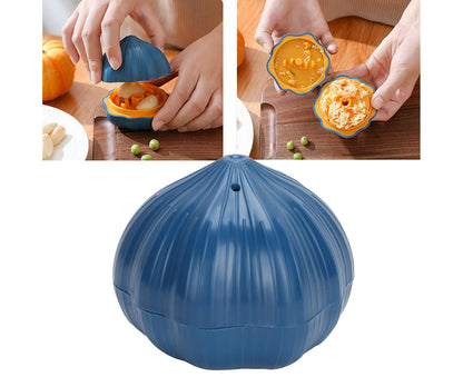 Household Manual Garlic Press Garlic Masher Grinding Tools Kitchen Gadgets Dark Blue V1263-JX-1495