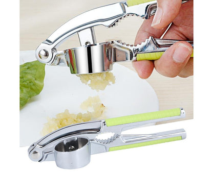 Kitchen Portable Manual Food Garlic Press Grinder Crusher Masher Walnut Cracker for Home Use V1263-JX-1498