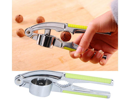 Kitchen Portable Manual Food Garlic Press Grinder Crusher Masher Walnut Cracker for Home Use V1263-JX-1498