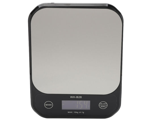 Kitchen Scale 0.035oz to 22.0lb IP7 Waterproof LCD Display Stainless Steel Coffee Scale for Family Cafe V1263-JX-1499