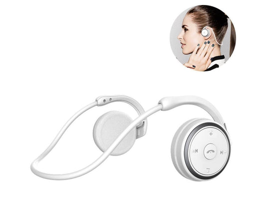 Neckband Headphones - Lightweight Foldable - Wireless Sweatproof Sports Headset with Mic V1263-JX-15