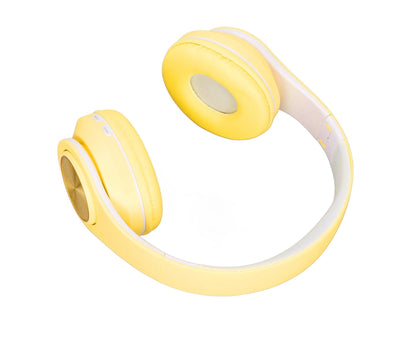 Bluetooth Headset Noise Reduction Foldable Over Ear Wireless Headphone with Colorful Light for Phone Laptop V1263-JX-150