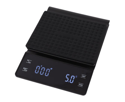 Kitchen Touch Screen Electronic Coffee Scale with Timer 3kg Multi Functional Kitchen Scale V1263-JX-1502