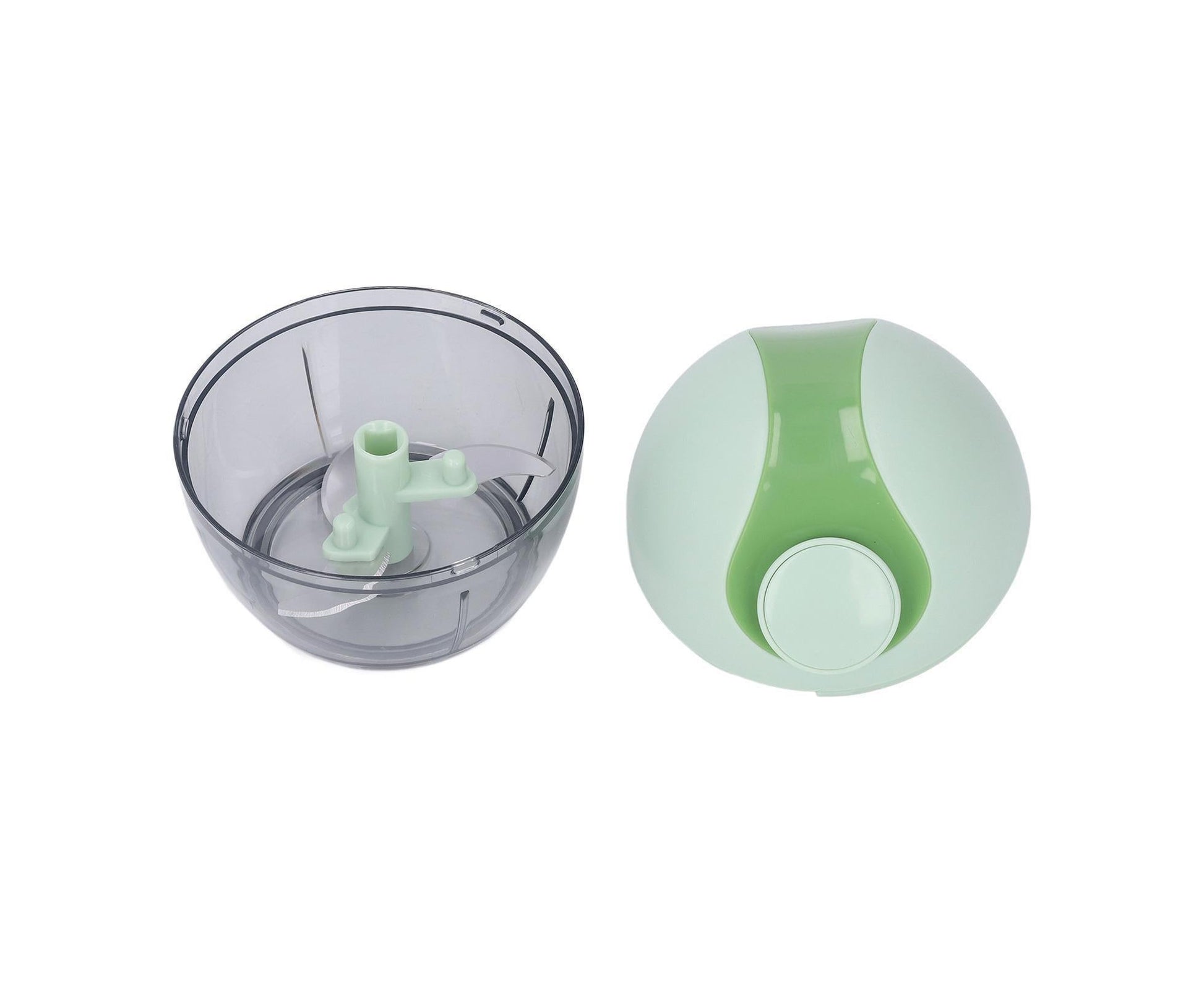 Manual Garlic Chopper Multifunctional Mini Hand Pull String Garlic Mincer Food Processor for Home Light Green V1263-JX-1505