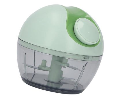 Manual Garlic Chopper Multifunctional Mini Hand Pull String Garlic Mincer Food Processor for Home Light Green V1263-JX-1505