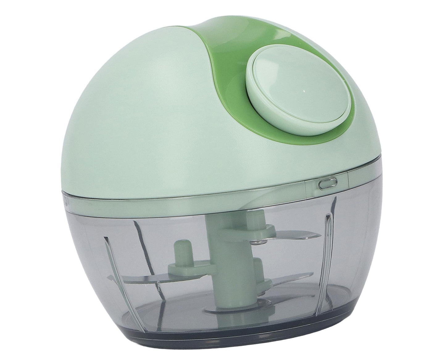 Manual Garlic Chopper Multifunctional Mini Hand Pull String Garlic Mincer Food Processor for Home Light Green V1263-JX-1505