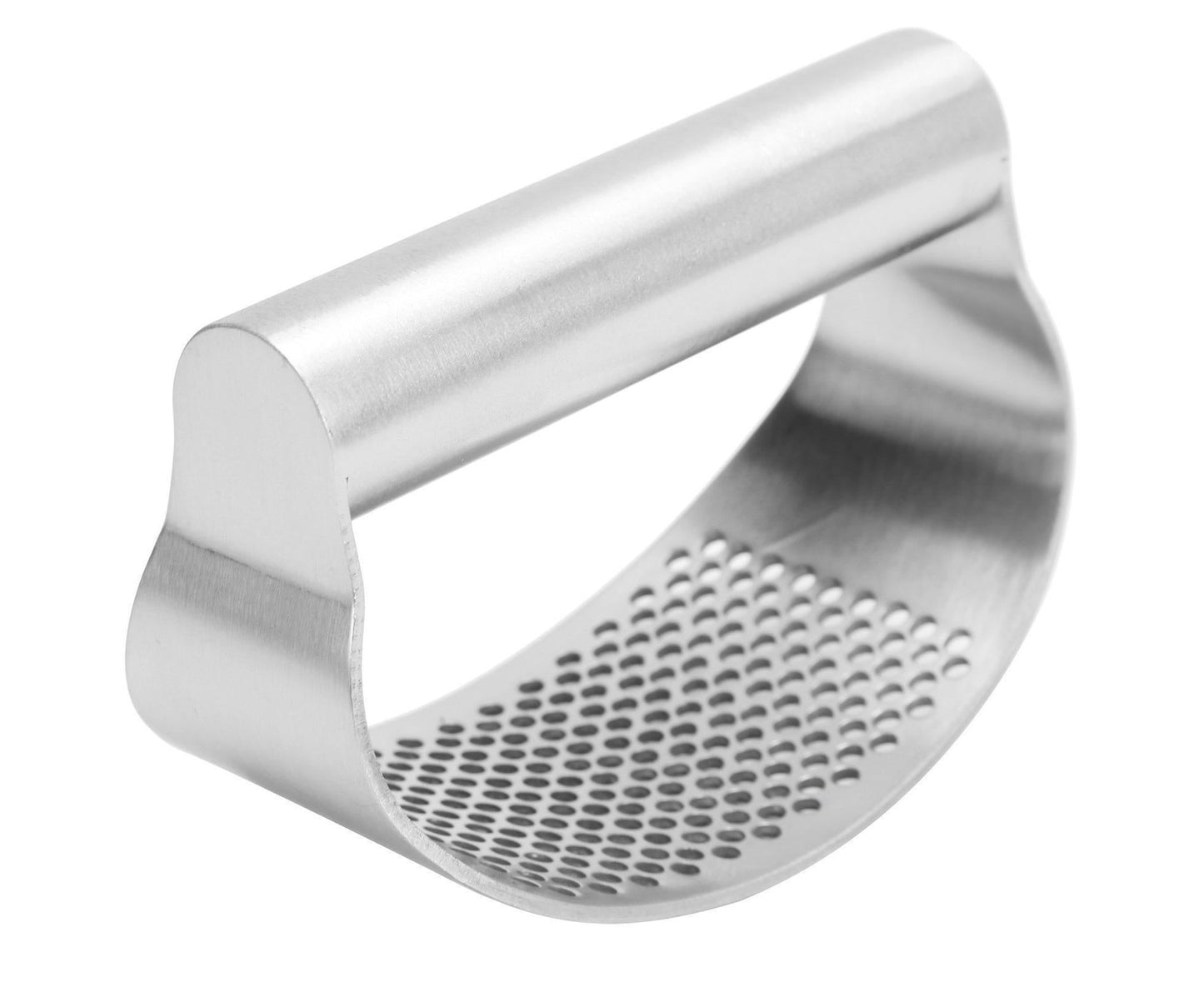 Manual Garlic Press Masher Crusher Squeezer with Brush Peeler Kit Kitchen Gadget Set V1263-JX-1507