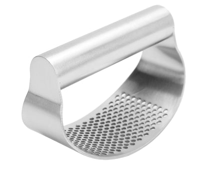 Manual Garlic Press Masher Crusher Squeezer with Brush Peeler Kit Kitchen Gadget Set V1263-JX-1507